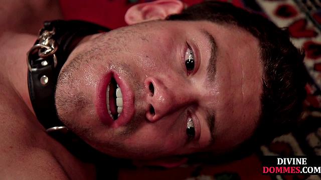 lingerie domina licked by dude