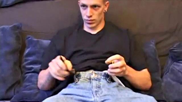 Young Shane gets on all fours to have his hole checked out by a handy friend. Shane looks over his shoulder as he enjoys the play. Then it's business as usual, as he goes to work stroking his cock and pumping out another load of cum.