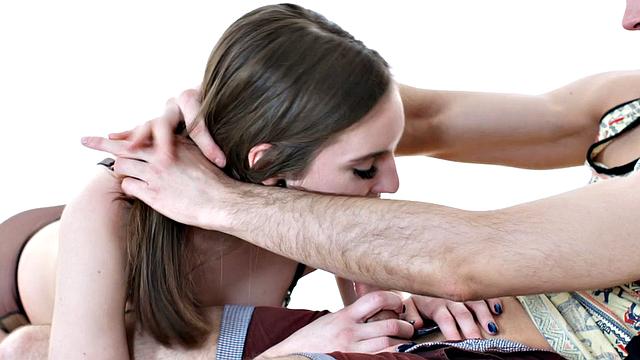 Petite Teen Junia Helps Fix BF's Boner