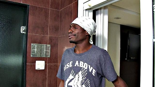 Horny Tranny Luana Pacheco Is Fucked Up the Ass by Black Guy