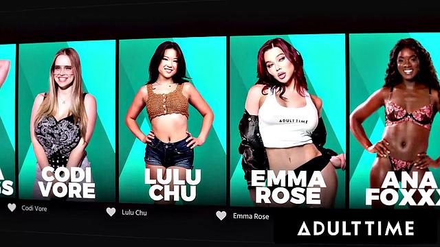 Femdom MILF Reya Lovenlight Disciplines 18 yo Emma Rosie! HOT LESBIAN MASSAGE!