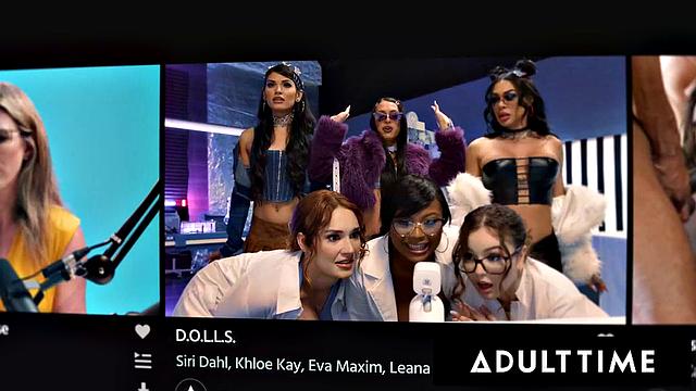 Femdom MILF Reya Lovenlight Disciplines 18 yo Emma Rosie! HOT LESBIAN MASSAGE!