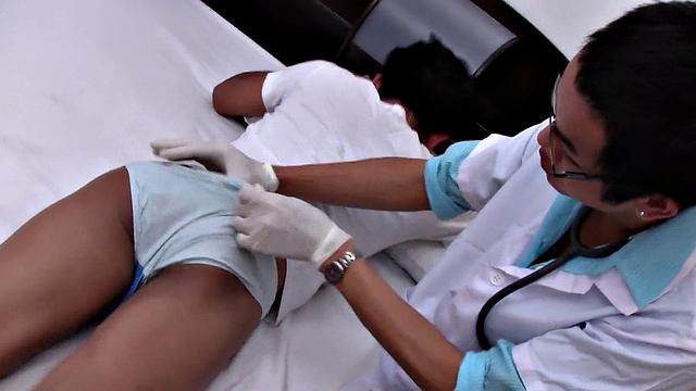 Nympho drilled in ass by nice dick from behind