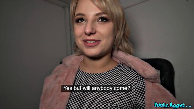 Blonde Student Gets Fucked In The Basement