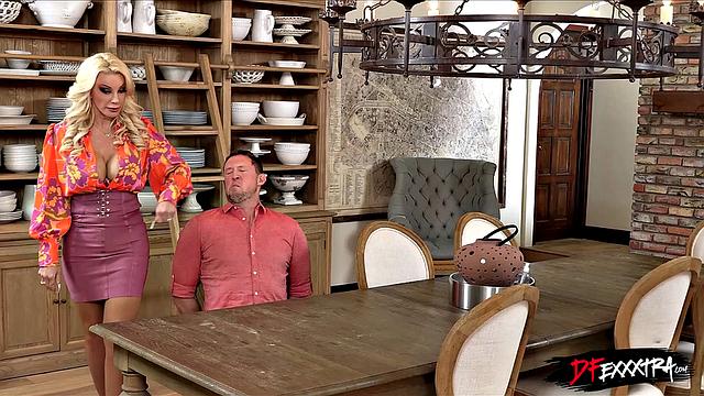 You stay there hubby, while I get fucked!