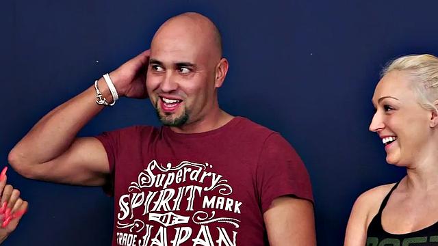 Femdom CFNM MILFs in group wank and spank cock