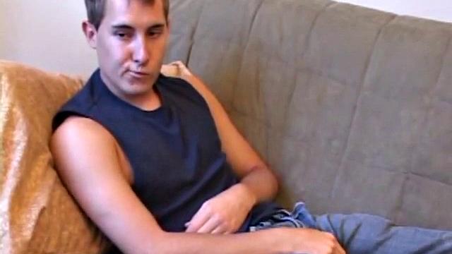 While watching a porn video, British punk Kiefer Foxx works up a sizeable boner and proceeds to wank away. Soon an off-camera hand begins working his butt with an anal probe and then strokes Kiefer's cock, until he blasts a cum load.