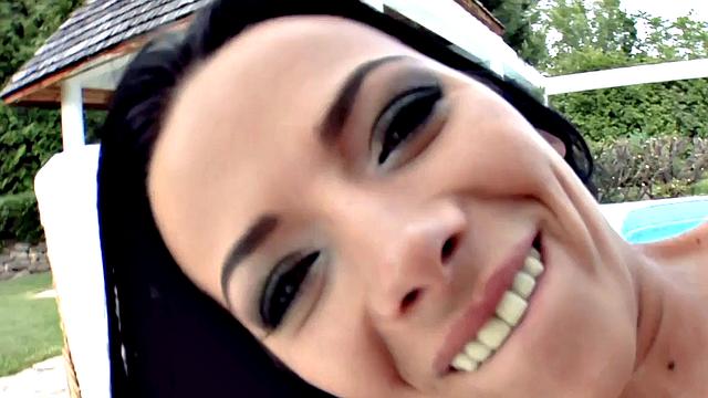 Slutty dirty MILF loves pussy pounding by big white dick