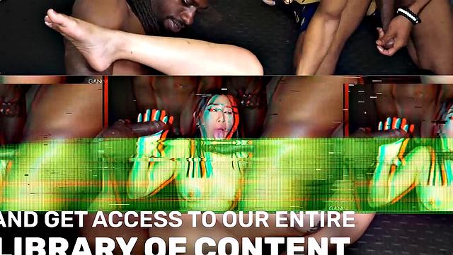 GangbangCreampie - Hot Ginger Redhead Gets Fucked In Gangbang Till Cum Oozes Out Her Pussy