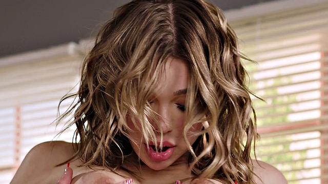 Naughty Emma Rose & Kasey Kei Double Team Avery Jane In Public Library