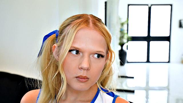 Tiny Cheerleader With Secret Lesbian Crush