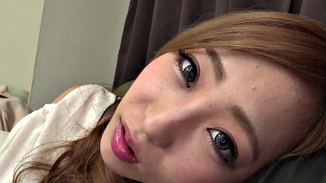 Japanese babe with big ass gets pounded hard before being creampied