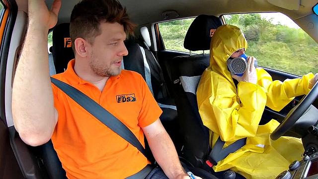 Get ready for a wild ride as I take off my hazmat suit and get my trimmed pussy pounded in reverse cowgirl, handjob and blowjob