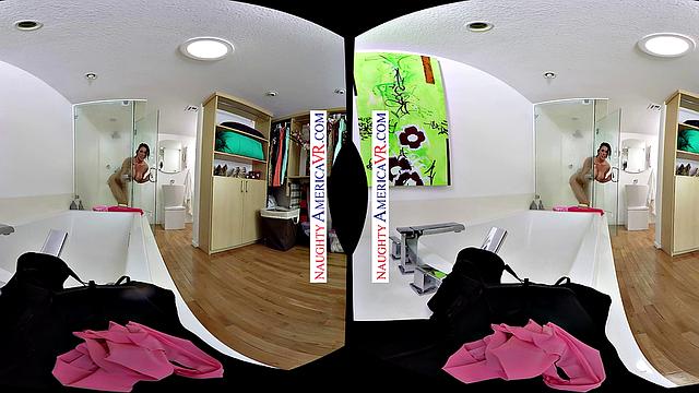 Sexy Reagan Foxx welcomes you to enjoy her shower!