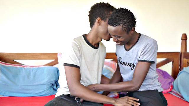 Real African twink barebacked by BBC at home