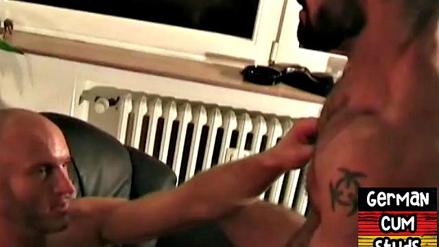 Real German DILF banging his BF