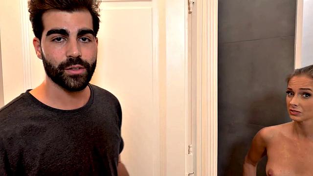 HUNT4K. Hot gal with perfect body for cash nailed by guy in front of BF