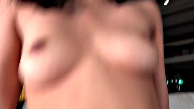POV HJ amateur 21yo cutie wanks cock and talks 