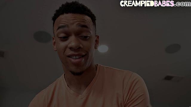 Stunning MILF rammed by lucky stud