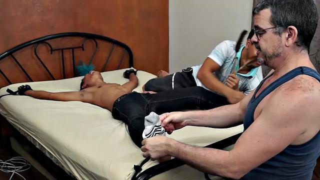 Alex Tickled and Milked