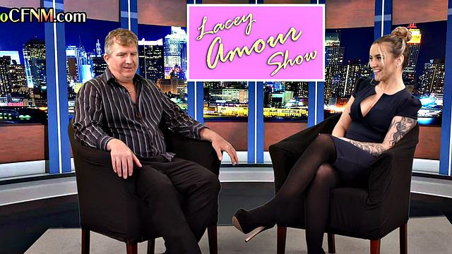 CFNM British amateur gives good BJ on live TV show