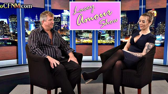 CFNM British amateur gives good BJ on live TV show