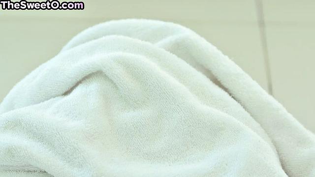 Petite asian babe drilled by BF