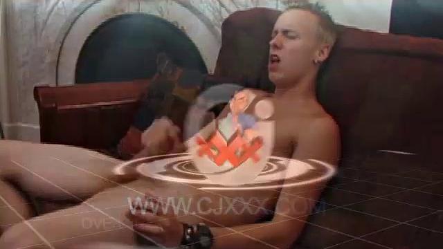 This blond rebel enjoys the camera's attention and can't wait to get started with his solo jerk off. The clothes fly off and his hand finds his stiffy in no time.