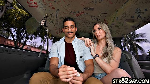 Baited straight going gay at van