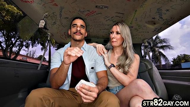 Baited straight going gay at van