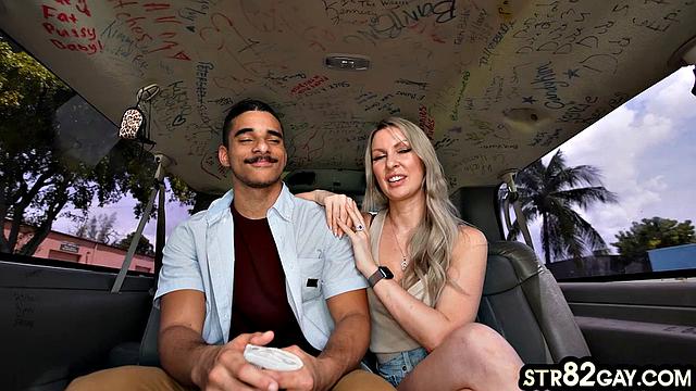 Baited straight going gay at van