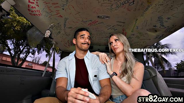 Baited straight going gay at van