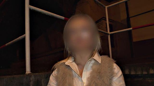 Superb public oiled babe in stockings pounded by fake priest