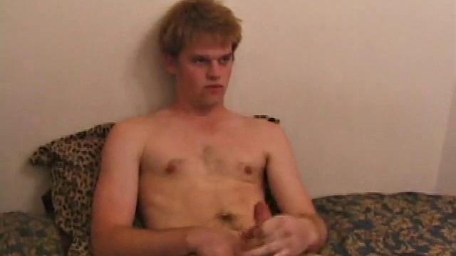 Tre Bone starts off stroking slowly and after lubing up and taking off his clothes, he gets into it. He whips out his red vibrator, shoves it in deep and gets his dick stiff.