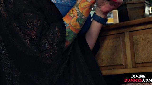 Big-titted redhead strapon incel