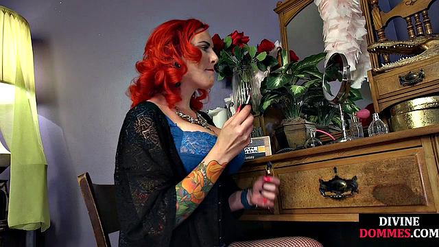 Big-titted redhead strapon incel