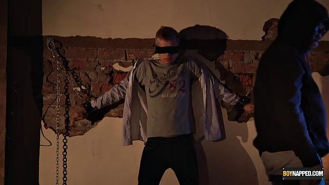 Chris Jansen submits to rough gay bondage to pay off his debt