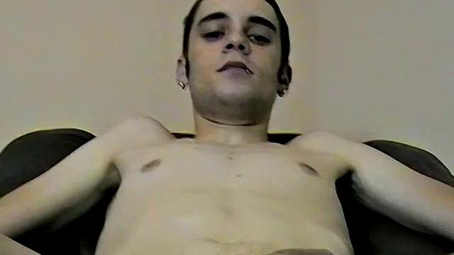 Slim Aiden Stroking His Dick - Aiden Pugsley