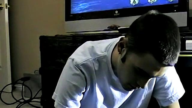 Slim Aiden Stroking His Dick - Aiden Pugsley