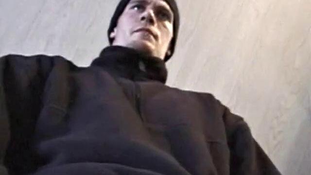 Fresh from hanging with some female schoolmates, Jonathan's hormones are raging and he doesn't waste any time pulling out his dick. He plays a porn video and starts stroking a stiff one.