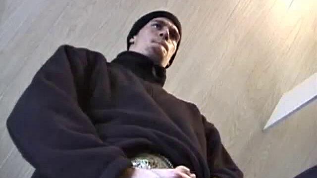 Fresh from hanging with some female schoolmates, Jonathan's hormones are raging and he doesn't waste any time pulling out his dick. He plays a porn video and starts stroking a stiff one.
