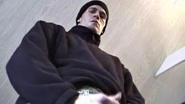 Fresh from hanging with some female schoolmates, Jonathan's hormones are raging and he doesn't waste any time pulling out his dick. He plays a porn video and starts stroking a stiff one.