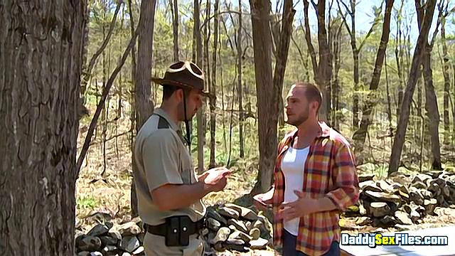 Group Sex with Tourists in the Forest - Hans Berlin, Andrew Fitch, Max Sargent & Trevor Knight