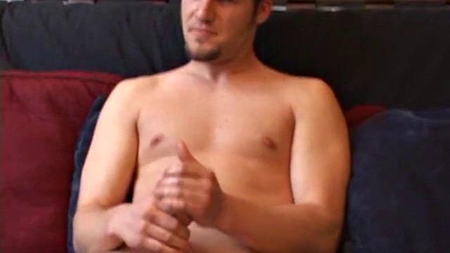 Str8 Alex Beats Off With Dildo