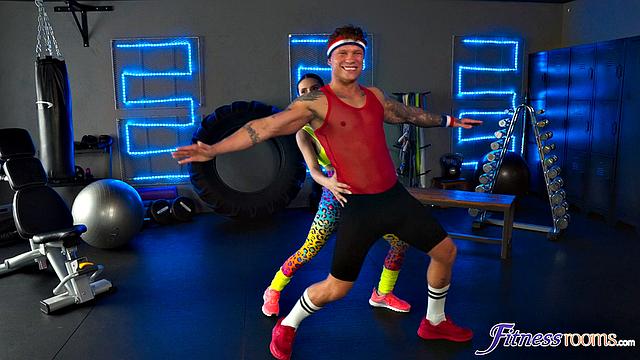 Dance coach works a hard muscle