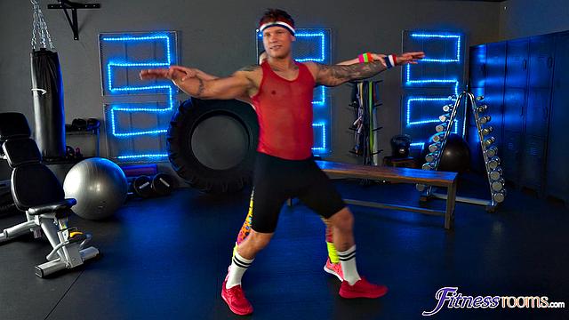 Dance coach works a hard muscle