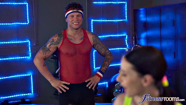 Dance coach works a hard muscle