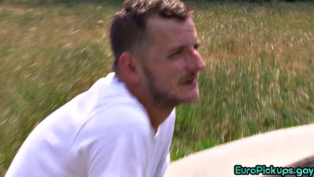 Amateur straight guy deepthroating