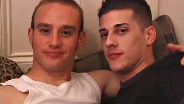 Ethan Towly and Kyle Brooks go at it, kissing and undressing. Once naked, the sexual tension heats up as Kyle takes Ethan's cock in his mouth.