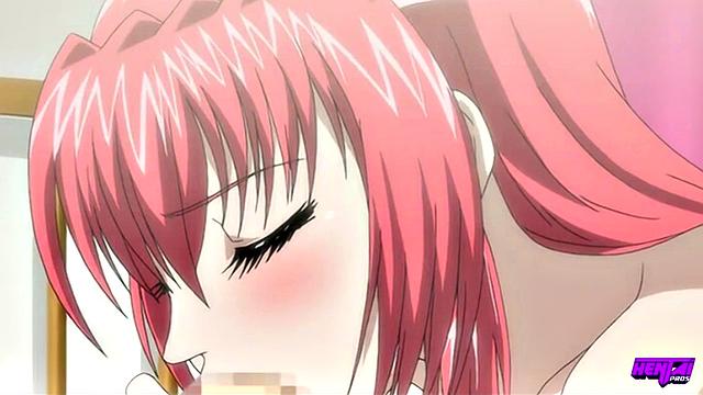 Akitoshi fucks his busty stepsister and horny shinigami, fills both with cum and drinks their milk in wild pool sex